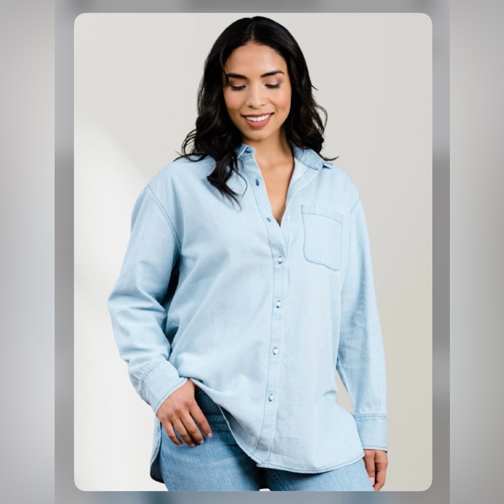 NWOT Able Harris Oversized Button Down Shirt